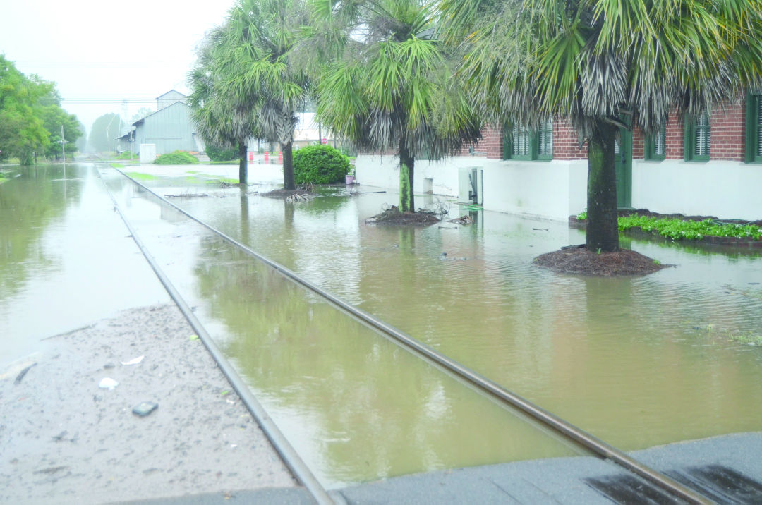 Holly Hill flooding downtown